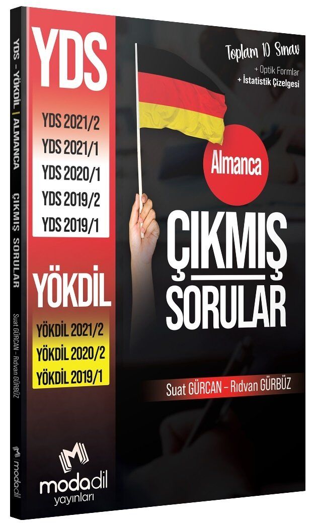Modadil YDS Almanca Çıkmış Sorular - Suat Gürcan, Rıdvan Gürbüz Modadil Yayınları