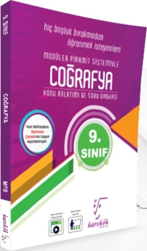 Karekök Yayınları 9. Sınıf Coğrafya Konu Anlatımlı Soru Bankası