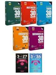 Pegem+Anla Kazan 2026 KPSS Genel Yetenek Genel Kültür Deneme 7 li Set Pegem+Anla Kazan