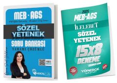 Hoca Kafası + Yönerge MEB-AGS Sözel Yetenek Soru Bankası 8 Deneme 2 li Set