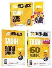 İndeks Akademi 2026 MEB-AGS Tarih Video Ders Notları + Soru Bankası + 60 Deneme 3 lü Set - Aydın Yüce İndeks Akademi Yayıncılık