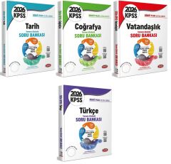 Data 2026 KPSS Tarih + Coğrafya + Vatandaşlık + Türkçe Ultra Soru Bankası 4 lü Set Data Yayınları