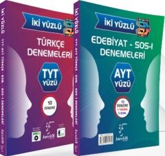 Karekök YKS TYT AYT Türkçe Edebiyat İki Yüzlü 20 Deneme Tek Kitap Karekök Yayınları