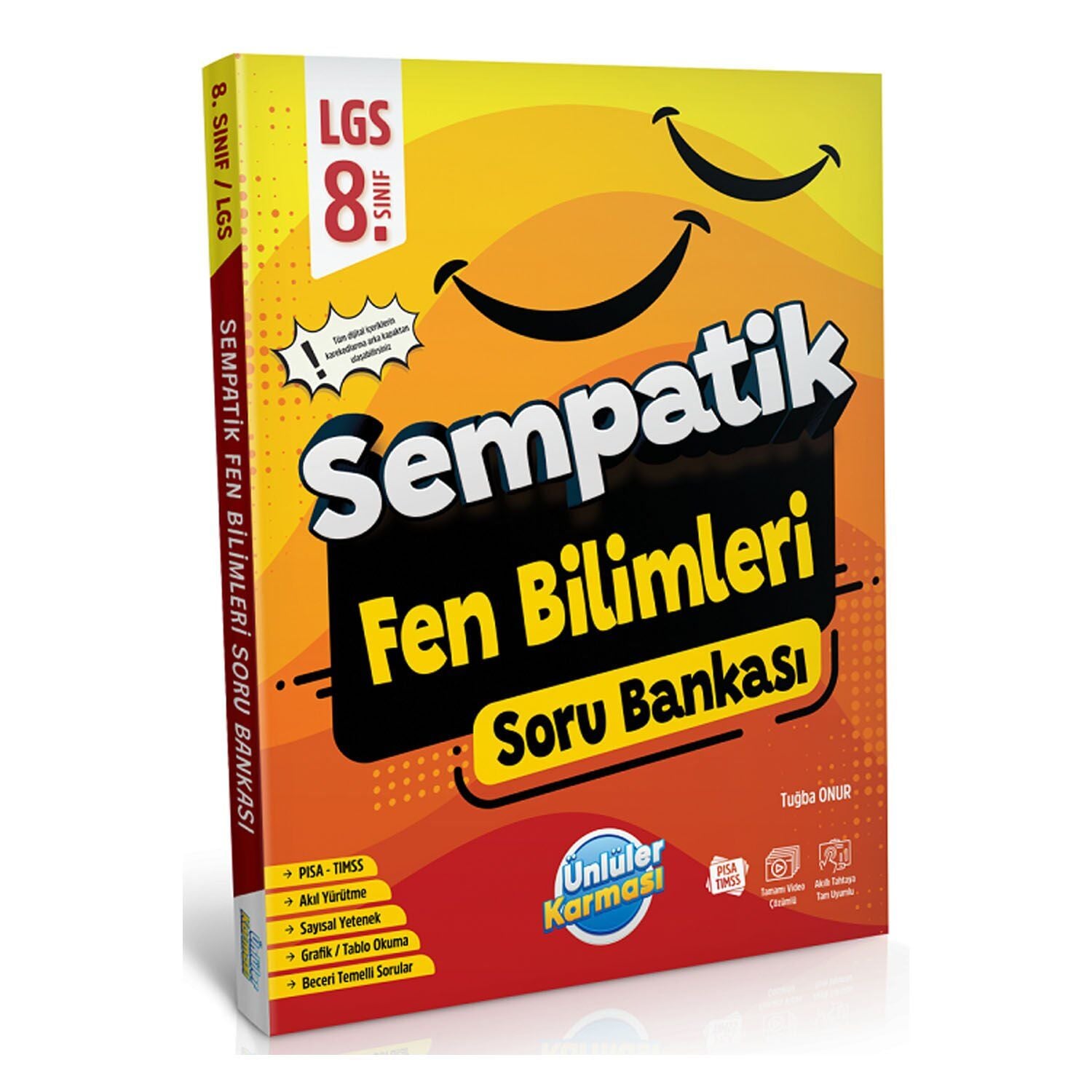 Ünlüler 8. Sınıf LGS Fen Bilimleri Sempatik Soru Bankası Ünlüler Yayınları