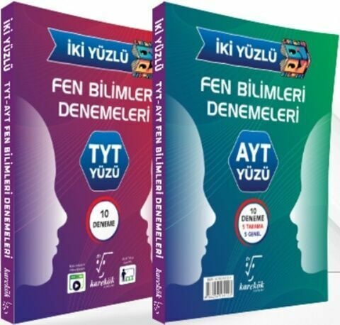 Karekök Yayınları TYT AYT Fen Bilimleri İki Yüzlü Deneme