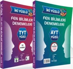 Karekök YKS TYT AYT Fen Bilimleri İki Yüzlü 20 Deneme Tek Kitap Karekök Yayınları