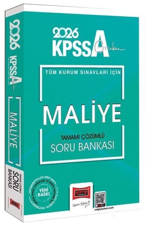 Yargı 2026 KPSS A Grubu Maliye Soru Bankası Çözümlü Yargı Yayınları