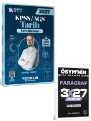 Yediiklim 2027 KPSS MEB-AGS Tarih Atölye Soru Bankası Çözümlü+ EVP Akademi Paragraf
