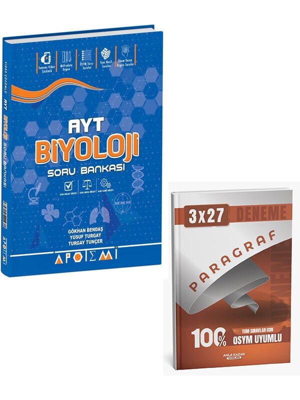Apotemi 2027 AYT Biyoloji Soru Bankası+