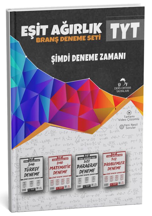 Ders Ortamı 2025 YKS TYT Eşit Ağırlık Branş Deneme Seti Çözümlü Ders Ortamı Yayınları