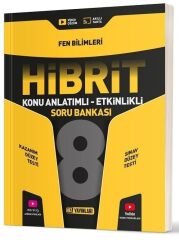 Hız Yayınları 8. Sınıf Fen Bilimleri HİBRİT Konu Anlatımlı Etkinlikli Soru Bankası