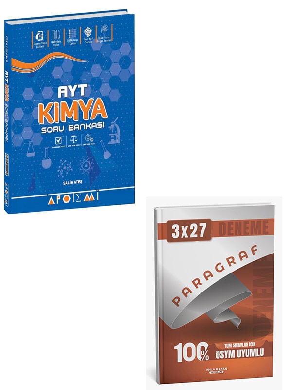 Apotemi 2027 AYT Kimya Soru Bankası+Anla Kazan Paragraf Deneme