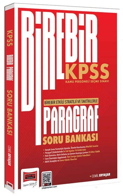 Yargı 2026 KPSS Paragraf Birebir Soru Bankası Çözümlü - Cemil Eryaşar Yargı Yayınları