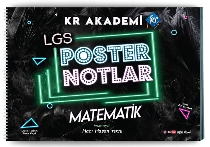 KR Akademi 8. Sınıf LGS Matematik Poster Notlar