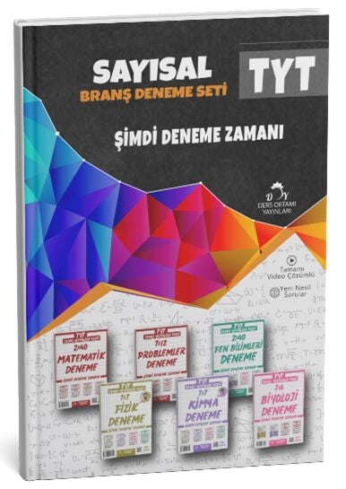 Ders Ortamı 2025 YKS TYT Sayısal Branş Deneme Seti Çözümlü Ders Ortamı Yayınları