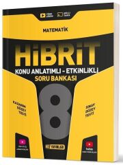 Hız Yayınları 8. Sınıf Matematik HİBRİT Konu Anlatımlı Etkinlikli Soru Bankası