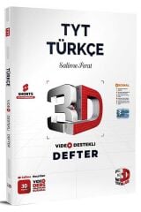 3D Yayınları YKS TYT Türkçe Video Destekli Defter 3D Yayınları