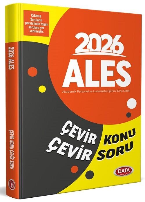 Data 2026 ALES Çevir Konu Çevir Soru Data Yayınları