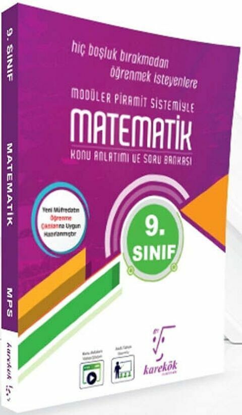 Karekök Yayınları 9. Sınıf Matematik MPS Konu Anlatımı ve Soru Bankası