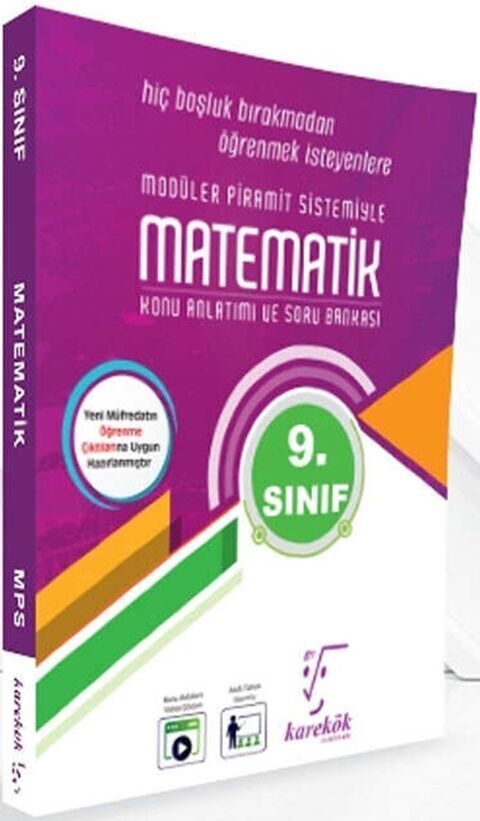 Karekök Yayınları 9. Sınıf Matematik MPS Konu Anlatımı ve Soru Bankası