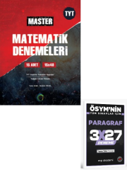 Okyanus 2027 TYT Master 15 Matematik Denemeleri+ EVP Akademi Paragraf