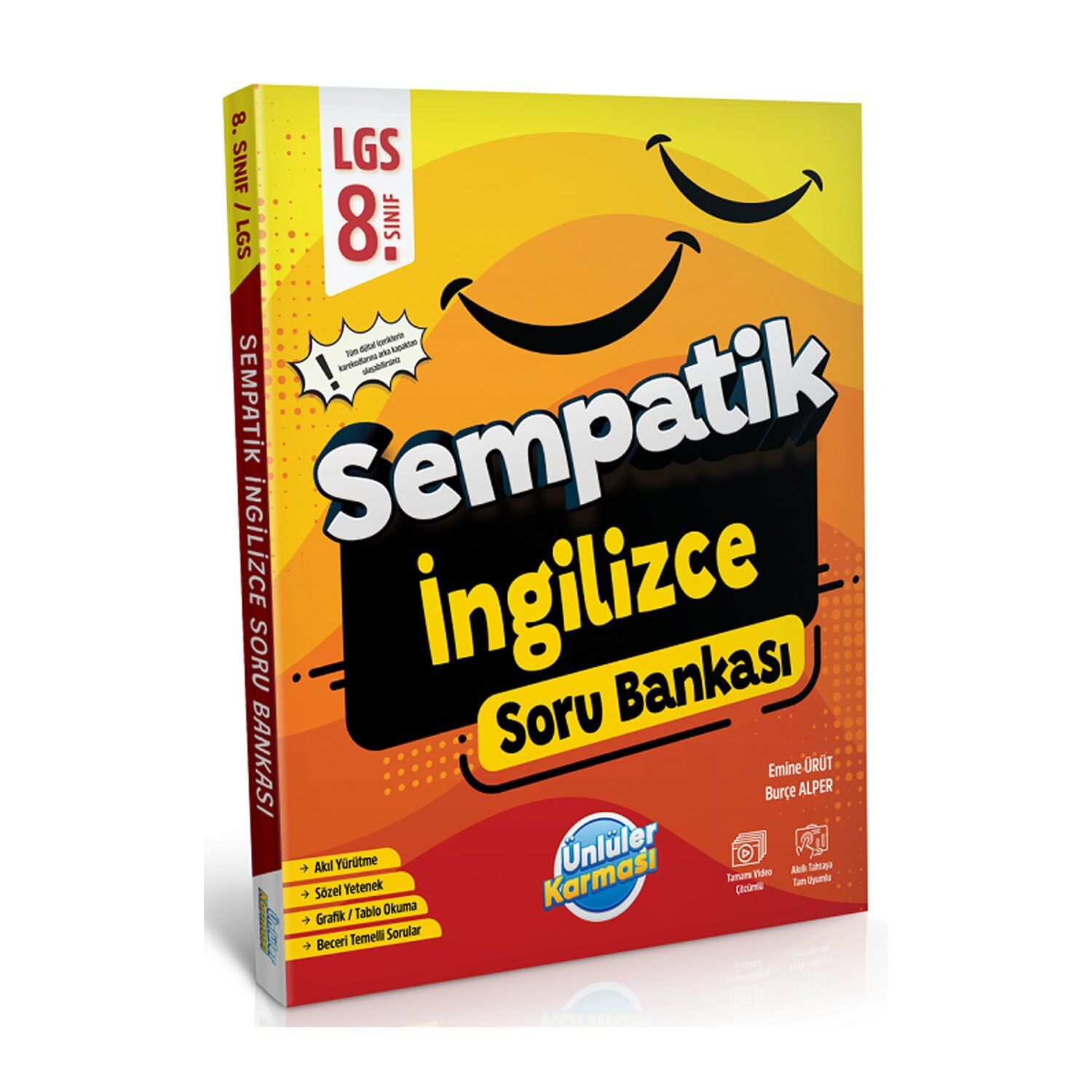 Ünlüler 8. Sınıf LGS İngilizce Sempatik Soru Bankası Ünlüler Yayınları