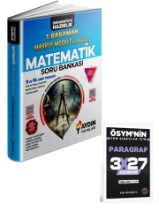 Aydın 9. ve 10. Sınıf Matematik Konu Özetli Maarif Modeli Soru Bankası 1. Basamak+ EVP Akademi Paragraf