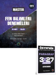 Okyanus 2027 TYT Fen Bilimleri Master 15 Denemeleri+ EVP Akademi Paragraf