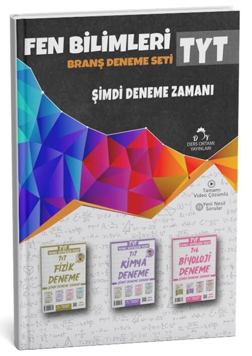 Ders Ortamı 2025 YKS TYT Fen Bilimleri Branş Deneme Seti Çözümlü Ders Ortamı Yayınları