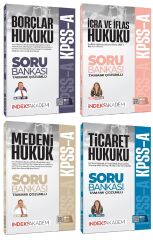 İndeks Akademi 2026 KPSS A Grubu Özel Hukuk Soru Bankası 4 lü Set İndeks Akademi Yayıncılık