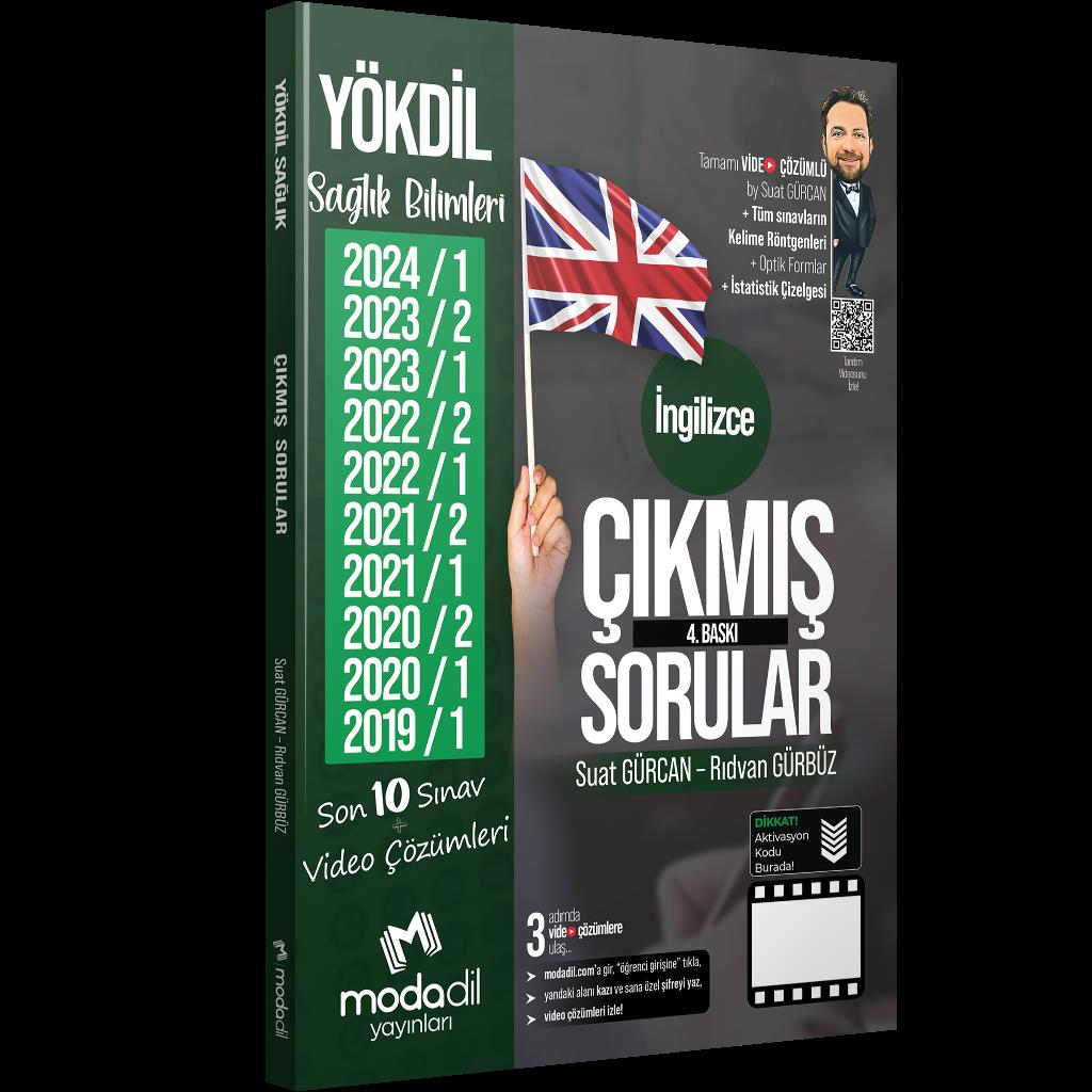Modadil YÖKDİL Sağlık Bilimleri İngilizce Çıkmış Sorular - Suat Gürcan, Rıdvan Gürbüz Modadil Yayın
