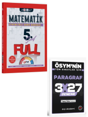 Full Matematik 2027 5. Sınıf Matematik Soru Bankası+ EVP Akademi Paragraf