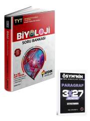 Aydın 2027 YKS TYT Biyoloji Maarif Modeli Soru Bankası 1. Basamak+ EVP Akademi Paragraf