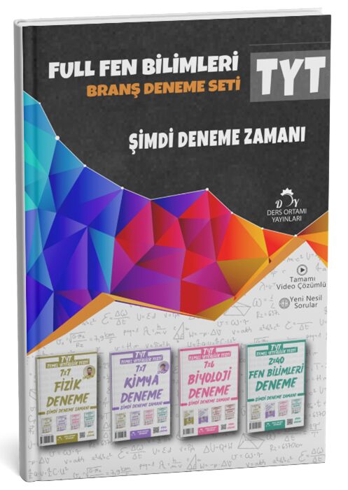 Ders Ortamı 2025 YKS TYT Fen Bilimleri Full Branş Deneme Seti Çözümlü Ders Ortamı Yayınları