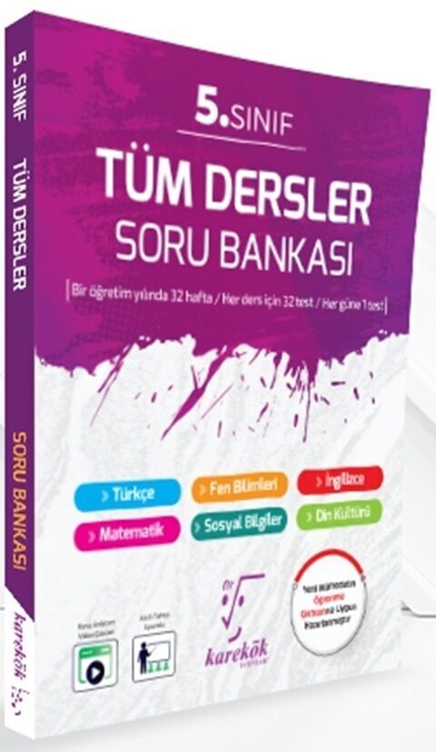 Karekök Yayınları 5. Sınıf Tüm Dersler Soru Bankası