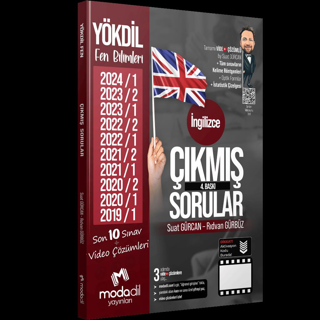 Modadil YÖKDİL Fen Bilimleri Çıkmış Sorular - Suat Gürcan, Rıdvan Gürbüz Modadil Yayınları