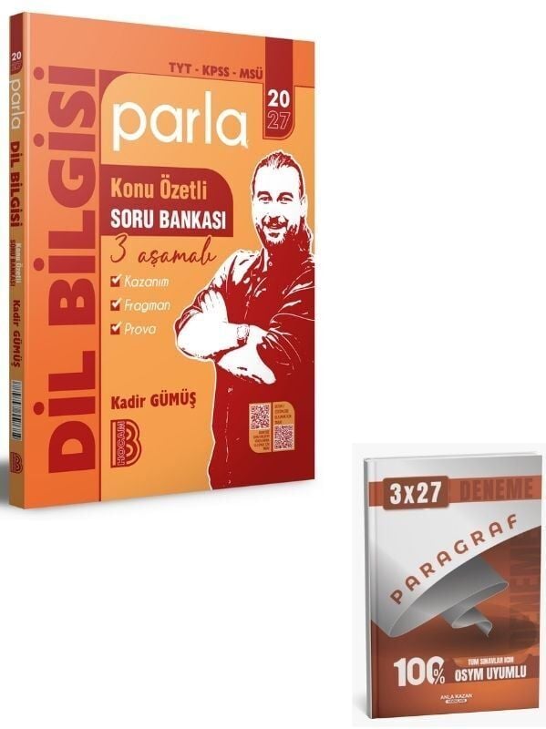 BenimHocam 2027 TYT- KPSS- MSÜ Parla Dil Bilgisi Konu Özetli Soru Bankası+ Anla Kazan Paragarf