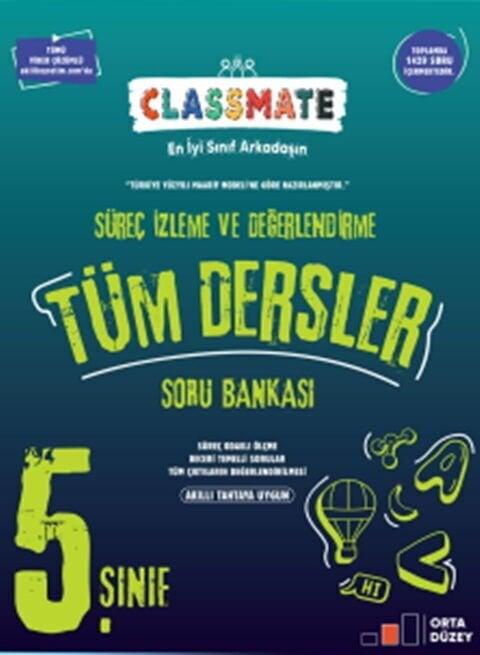 Okyanus Yayınları 5. Sınıf Classmate Süreç Odaklı Tüm Dersler Soru Bankası