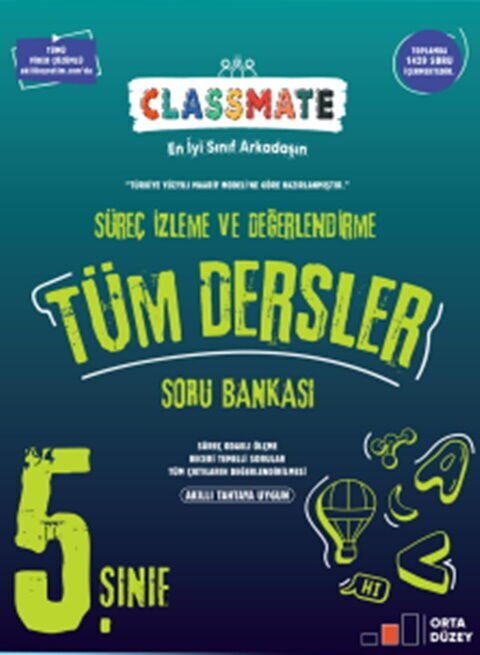 Okyanus Yayınları 5. Sınıf Classmate Süreç Odaklı Tüm Dersler Soru Bankası