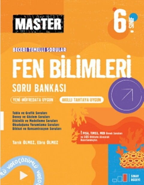 Okyanus Yayınları 6. Sınıf Master Fen Bilimleri Soru Bankası