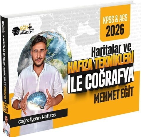 Eğit Akademi 2026 MEB AGS KPSS Mehmet Eğit Haritalar ve Hafıza Teknikleriyle Coğrafya
