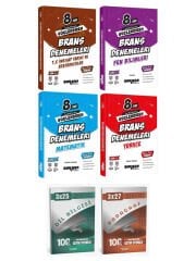 Ankara + Anla Kazan 2026 LGS Güçlendiren Tüm Derser Deneme + Paragraf Dil Bİlgisi Deneme 6 lı Set