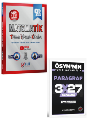 Full Matematik 2027  9. Sınıf Matematik Tema İşleme Kitabı+ EVP Akademi Paragraf