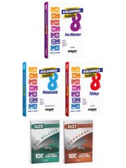 Ankara + Anla Kazan 2026 LGS Türkçe+Matematik+Fen Fasikülleri Anla Kazan Deneme 5li Set