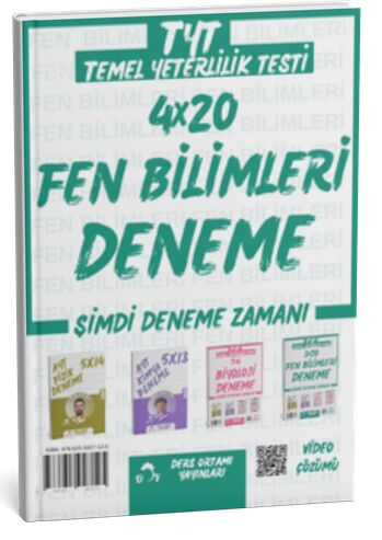 Ders Ortamı YKS TYT Fen Bilimleri 4x20 Deneme Çözümlü Ders Ortamı Yayınları