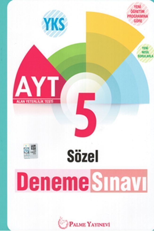 Palme Yayınları AYT Sözel 5 Deneme Sınavı