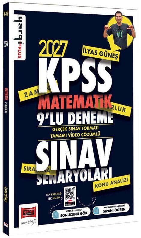 Yargı 2027 KPSS Matematik Sınav Senaryoları 9 Deneme Çözümlü - İlyas Güneş