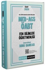 Pegem 2026 ÖABT MEB-AGS Fen Bilimleri Öğretmenliği Soru Bankası Çözümlü Pegem Akademi Yayınları