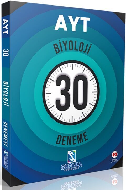 Supara Yayınları AYT Biyoloji 30 Deneme