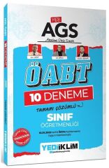 Yediiklim ÖABT MEB-AGS Sınıf Öğretmenliği 10 Deneme Çözümlü - Can Köni, Ali Birol, Nedim Bekar Yediiklim Yayınları